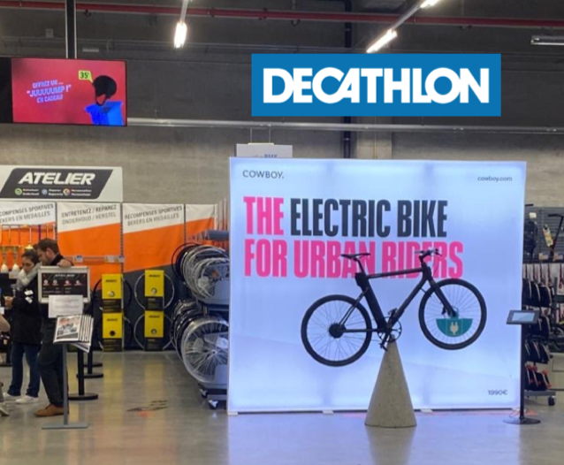 Decathlon commercialise les v los Cowboy dans 4 magasins en Belgique
